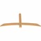 Ekena Millwork Bellingham Timber Gable Bracket, Western Red Cedar, 60"W x 27"H x 1 1/2"D x 3 1/2"F, 11/12 Pitch GBW060X27X0204BEL00SWR - alternate 2